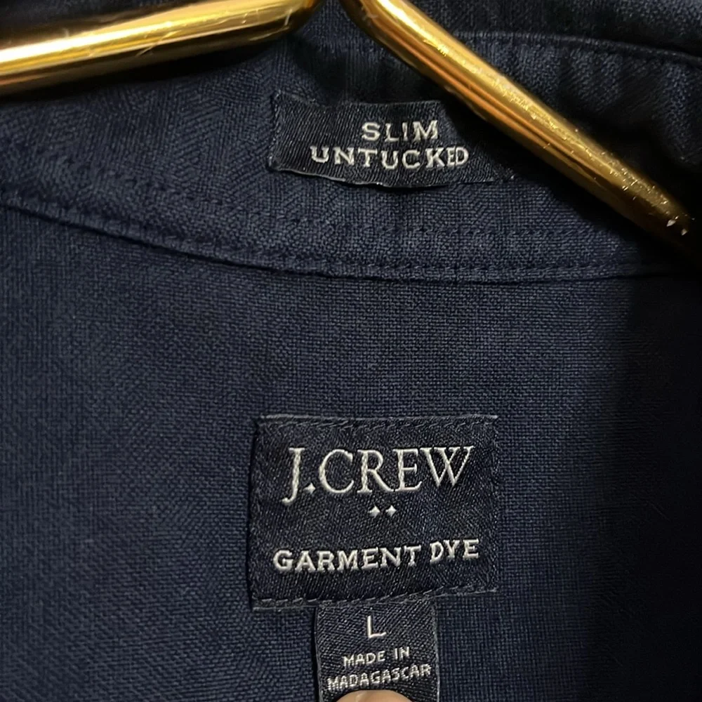 J. Crew | Navy Button Down